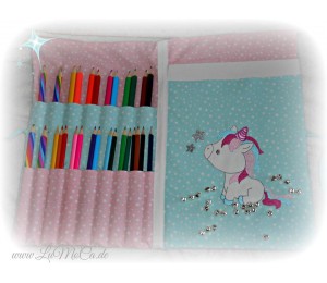 Stickserie - Glitzerpupser inkl. Sprüche Set